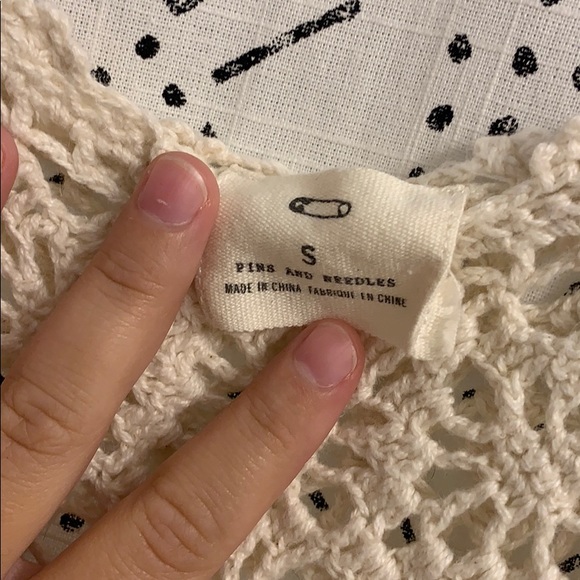 Urban outfitters lace crochet top - Picture 2 of 2